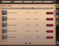 Items — Market prices — Albion Online 2D Database.